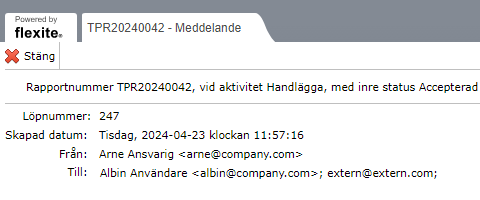 Dölj flexite logotyp inaktiv — Logotyp visas